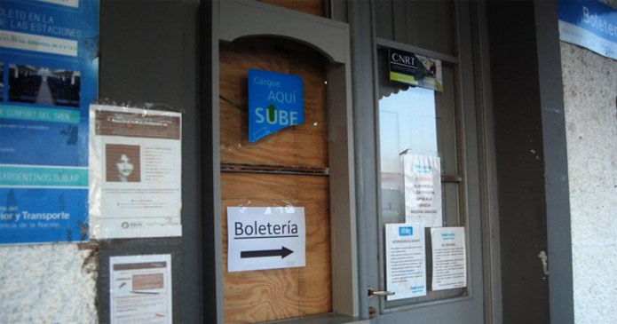 La estación de tren, blanco de los ladrones