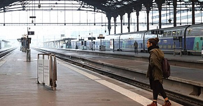 Las huelgas afectan al tráfico ferroviario en Francia