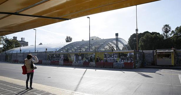 Constitución: avanza la obra que agilizará el enlace entre el Metrobus y el subte