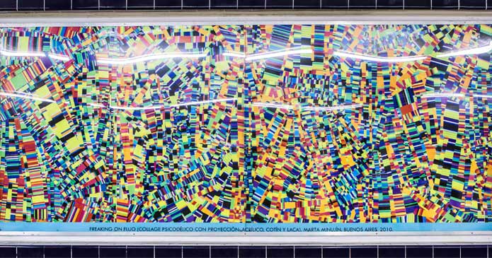 En su cumpleaños, descubrí el arte pop de Marta Minujín en la Línea A