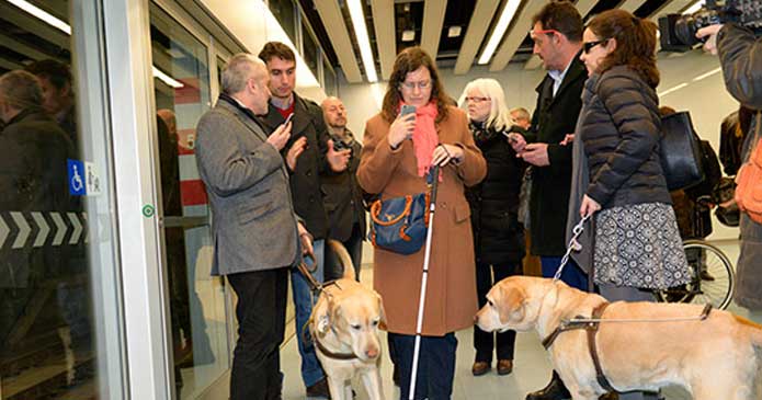 España: Las fundaciones TMB, Once y Vodafone desarrollan un proyecto de accesibilidad a metro y autobús