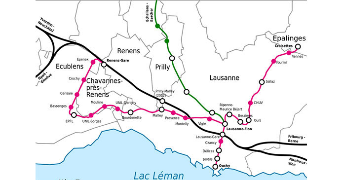 El gobierno suizo aprueba la construcción del metro ligero de Lausana