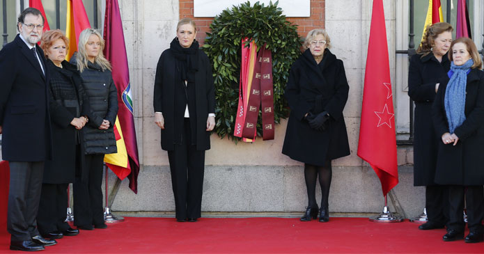 España: Rajoy acude por primera vez al acto institucional del 11-M con todas las asociaciones de víctimas