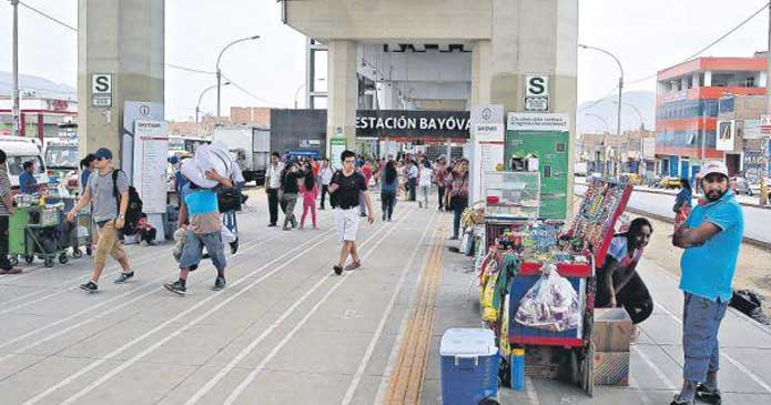 Perú: Catorce estaciones del Metro no tienen resguardo de la policía