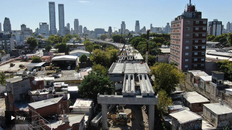 Reabre hoy la avenida Juan B. Justo tras las obras del viaducto elevado del tren San Martín
