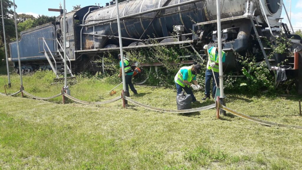 Mejoras en el predio de los Talleres Ferroviarios de Junín