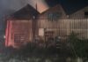 Se incendiaron galpones de Ferrocarriles Argentinos