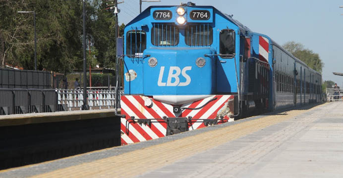 Se habilitaron los andenes de Estación Villegas