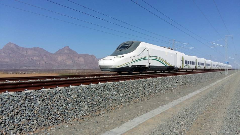Así es el AVE español que viaja a 310 km/h en Arabia Saudí