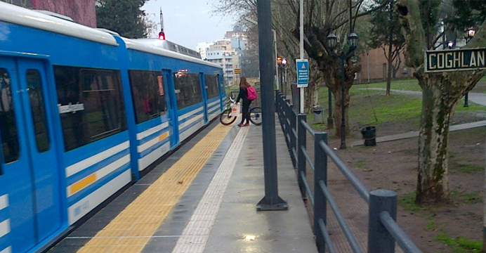 Se habilitó el nuevo andén de Coghlan (sentido Bmé. Mitre)
