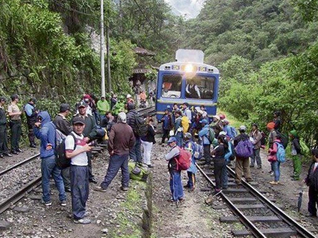 Huelga en Cusco: suspenden los trenes que van a Machu Pichu