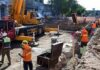 Así se construye la trinchera del Ferrocarril Central en Capurro: más de un kilómetro bajo tierra