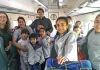 Alumnos de la escuela Armada Argentina viajaron en tren para recorrer Paraná