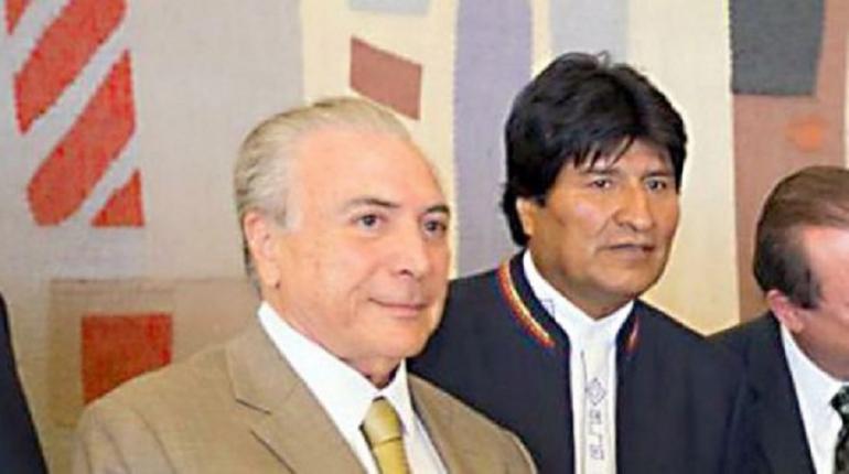 Bolivia: Evo y Temer tratarán en reunión cuatro temas de integración