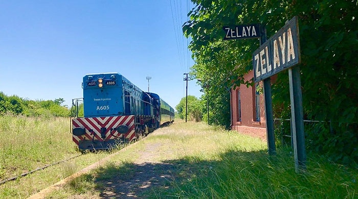 Después de 8 meses, el tren volvió a pasar por Zelaya