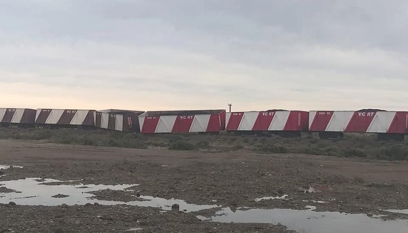 Formación ferroviaria de YCRT sufrió un incidente en el tramo Chimen Aike – Loyola