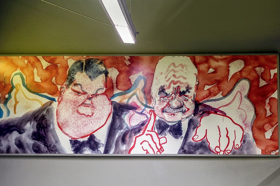 La obra de Hermenegildo Sábat en el subte