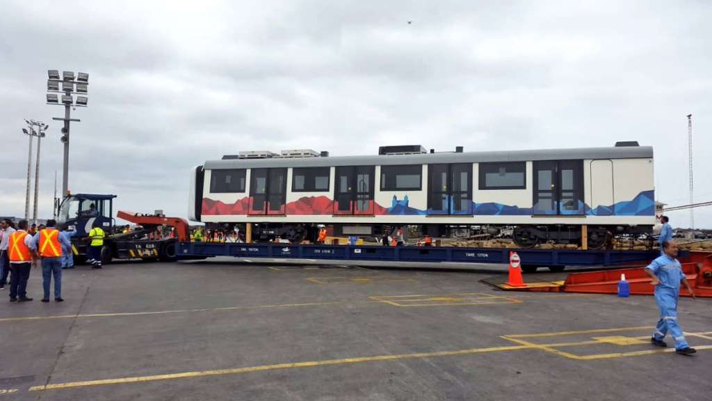 Ecuador: Primer tren para Metro de Quito ya está en el país