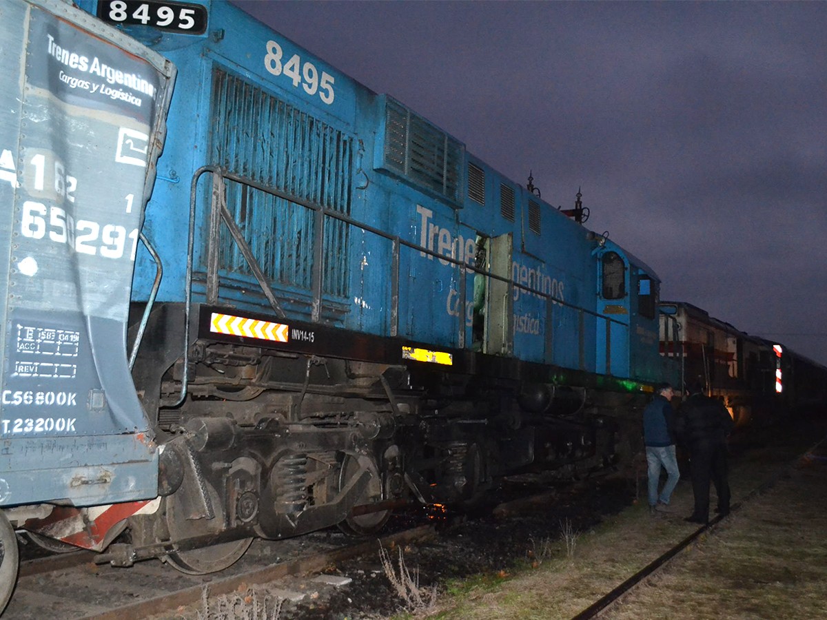 Chocó el tren que salió de Junín esta madrugada