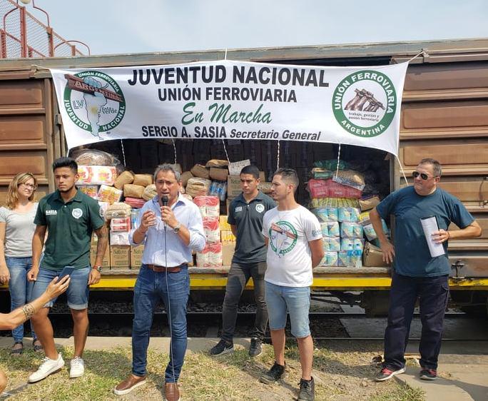 El tren solidario pasó por San Cristóbal