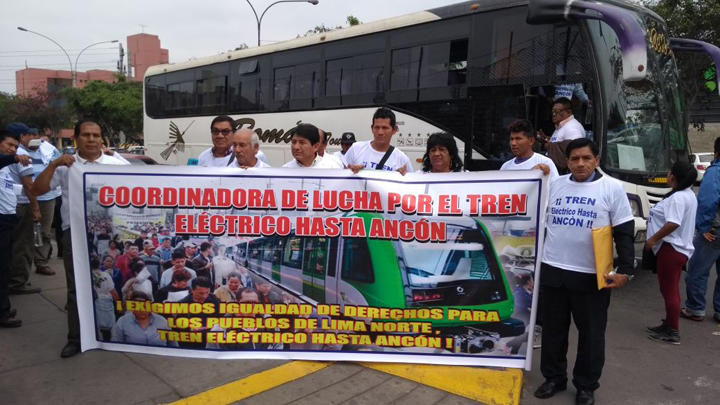 Perú: Vecinos de Lima Norte exigen que tren eléctrico llegue hasta Ancón