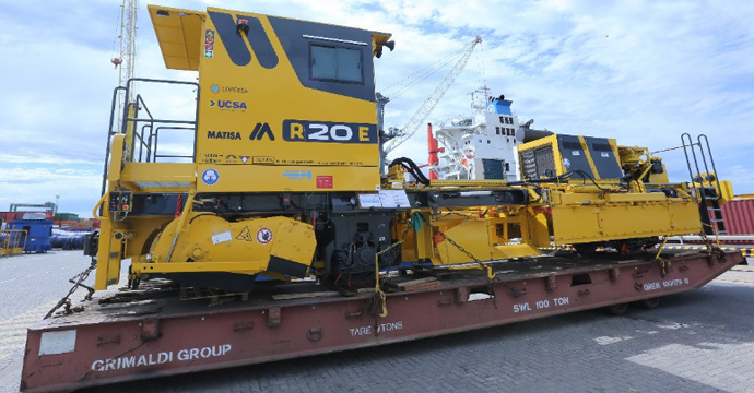 En 22 meses ya duplicamos la capacidad de construcción de vías