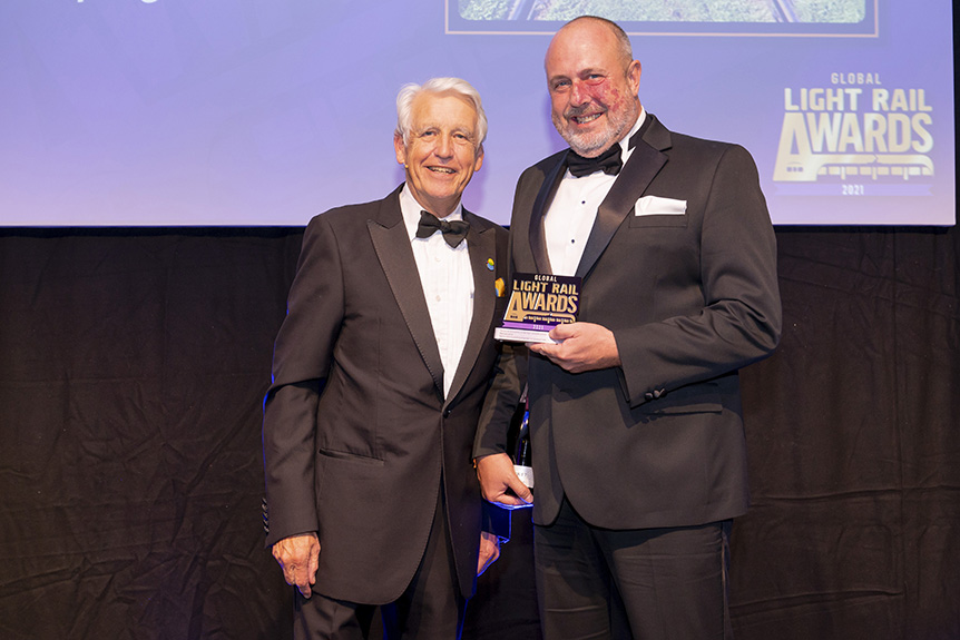 Metrotenerife recibe el premio a la Innovación Técnica del Año en los Global Light Rail Awards