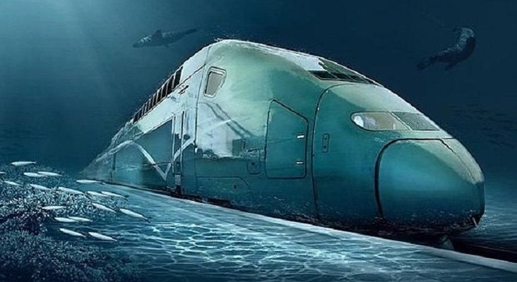 Un tren bala en la India se convierte en submarino