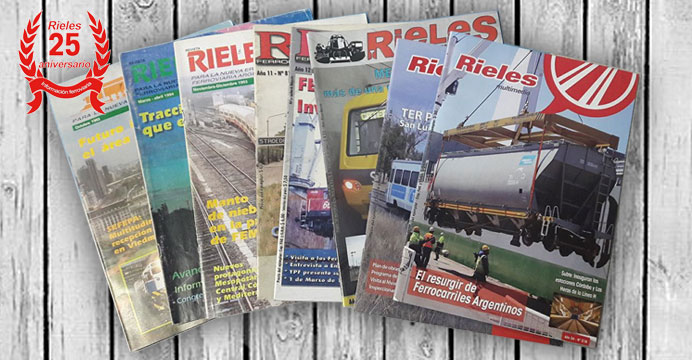 La revista Rieles cumple 25 años