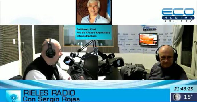 Exclusiva entrevista a Guillermo Fiad en Rieles Radio