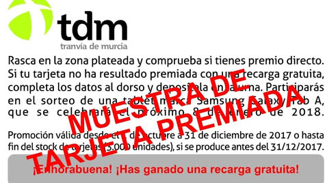 Tranvía de Murcia lanza una promoción especial para sus abonos